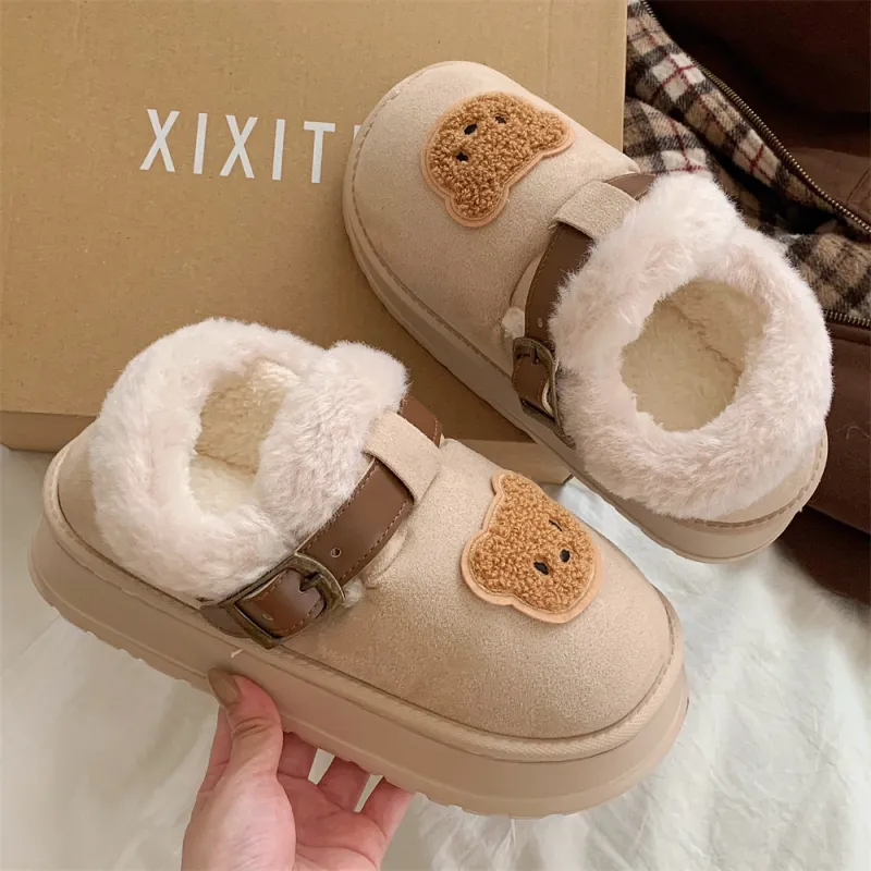 Thin Strips Cotton Slippers, Home Slippers Women's, Brown-10