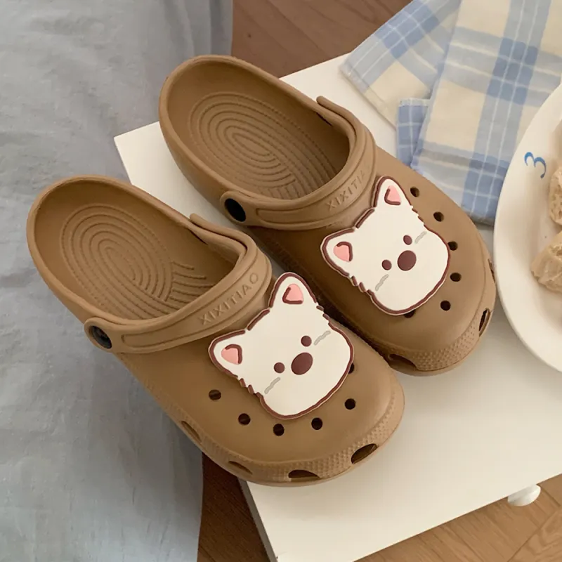 Thin Strips Slippers Unisex, Cream White-29