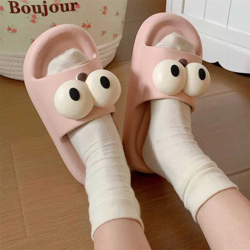 Thin Strips Slippers Unisex, Distant Sky Blue-17