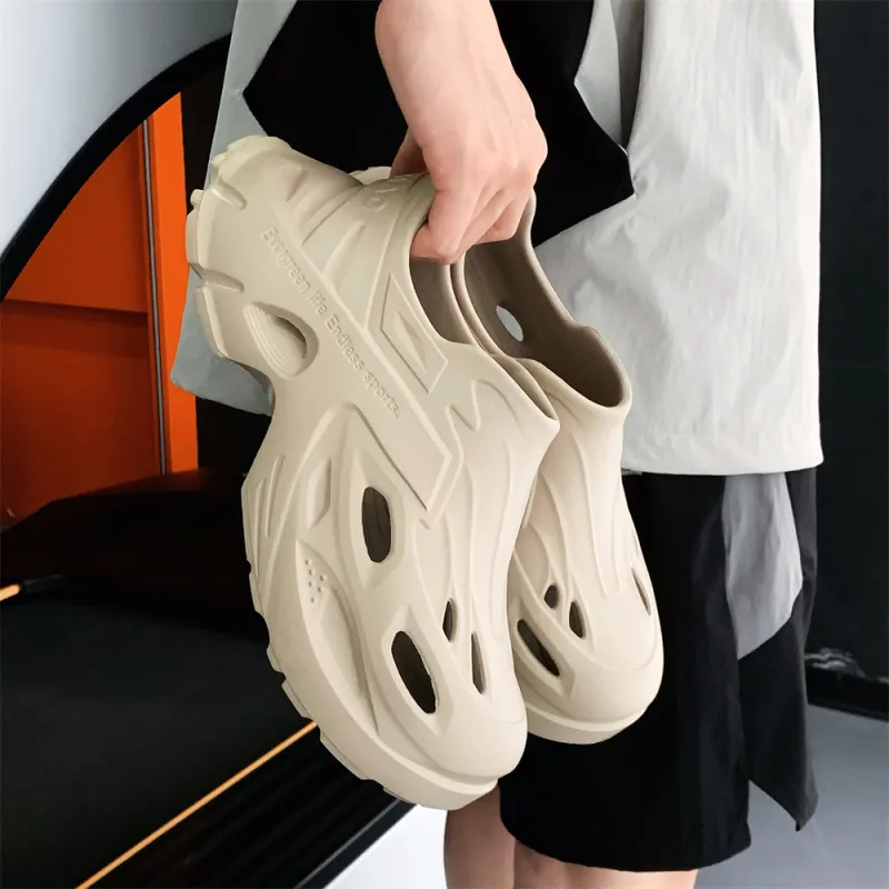 Thin Strips Slippers Unisex, Desert Brown-1