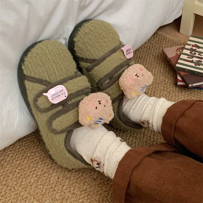 Thin Strips Home Slippers Women's-18