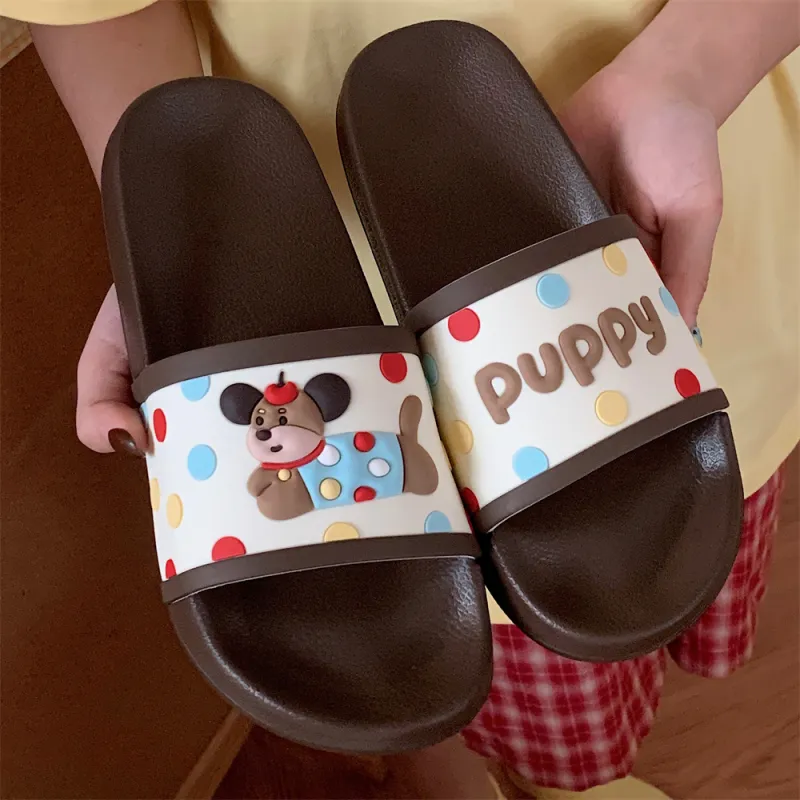Thin Strips Home Slippers Unisex-5