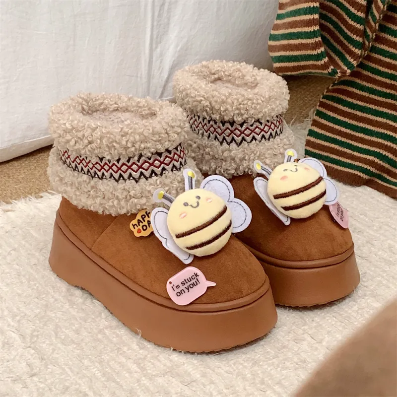 Thin Strips Cotton Slippers Women's-8