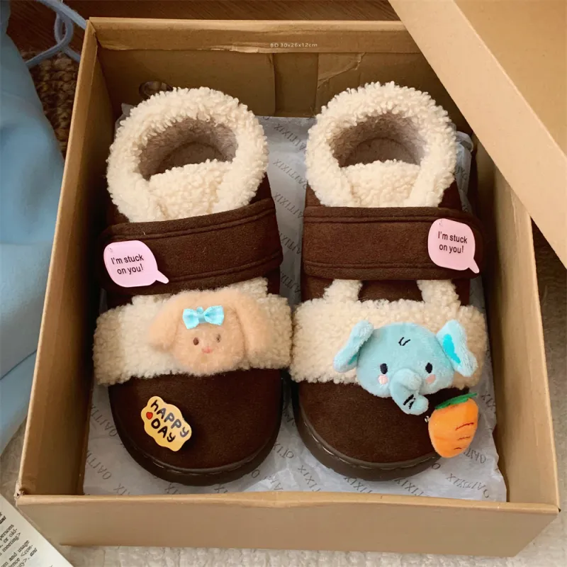 Thin Strips Cotton Slippers Women's, Light Brown-10