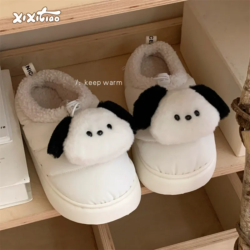 Thin Strips Cotton Slippers Unisex, Milk Coffee-8