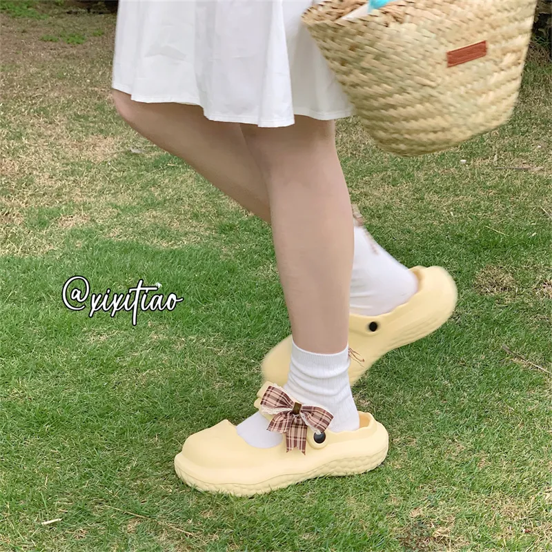 Thin Strips Slippers Women's, Ivory-10
