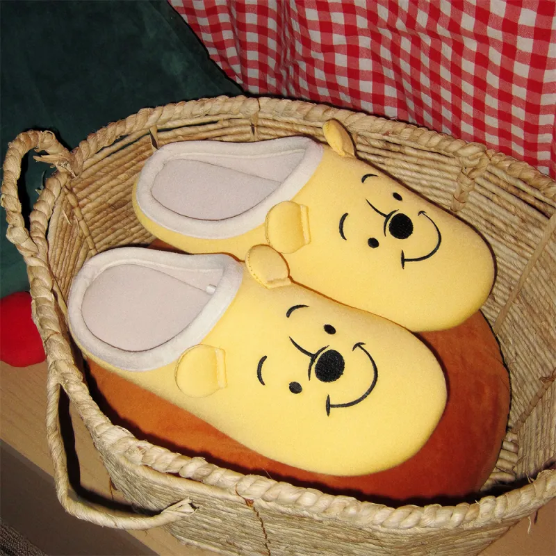 Thin Strips Home Slippers Yellow-3