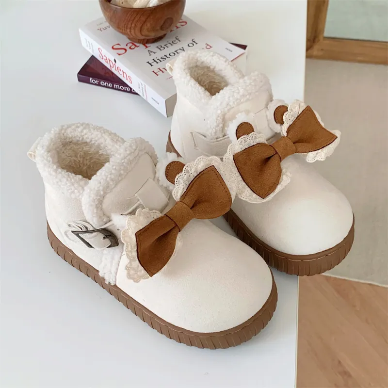 Thin Strips Cotton Slippers Women's, White-1
