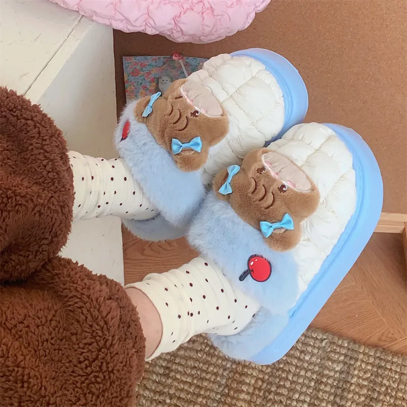 Thin Strips x MIKKO Home Slippers Women's, Blue-5