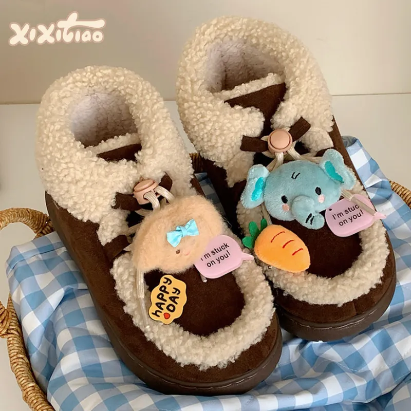 Thin Strips Cotton Slippers Women's Jasper-6
