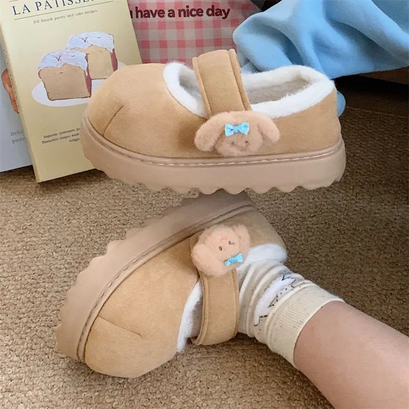 Thin Strips Cotton Slippers Women's, Light Khaki-3