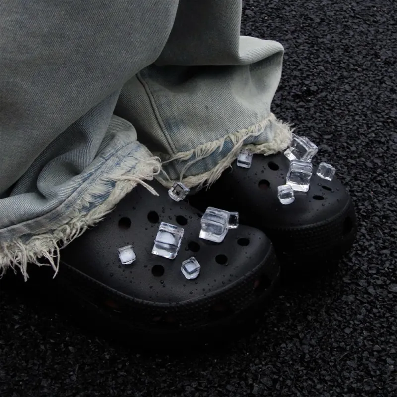 Thin Strips Sandal Slippers Unisex, Black-3
