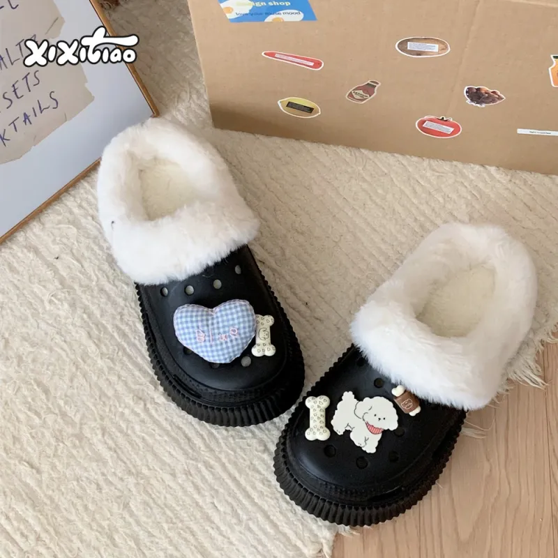 Thin Strips Slippers Women's, Black-2