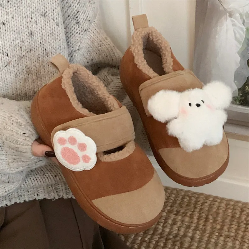 Thin Strips Cotton Slippers Women's, Light Blue-7