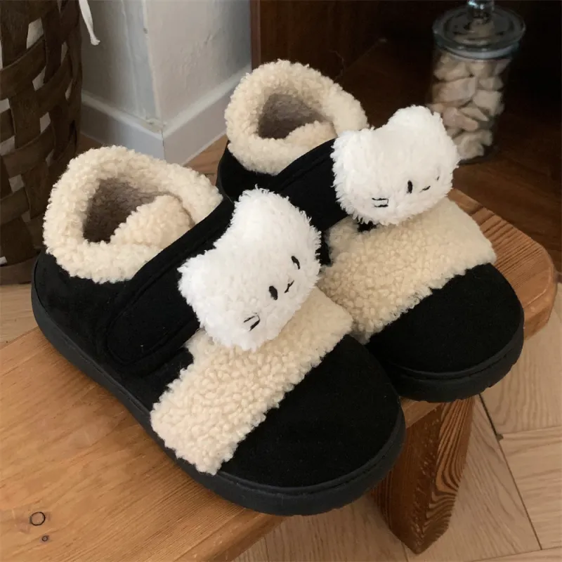 Thin Strips Cotton Slippers, Home Slippers Unisex, Dark Coffee-15