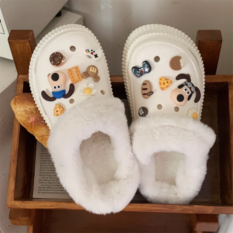 Thin Strips Slippers Women's, Ivory-5