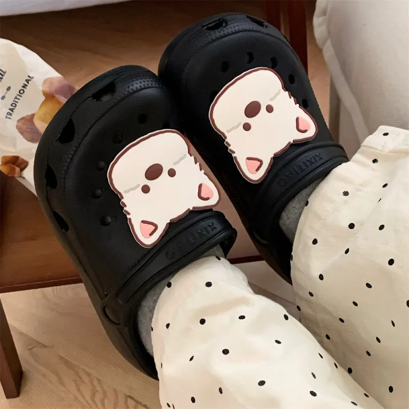 Thin Strips Slippers Unisex, Cream White-14