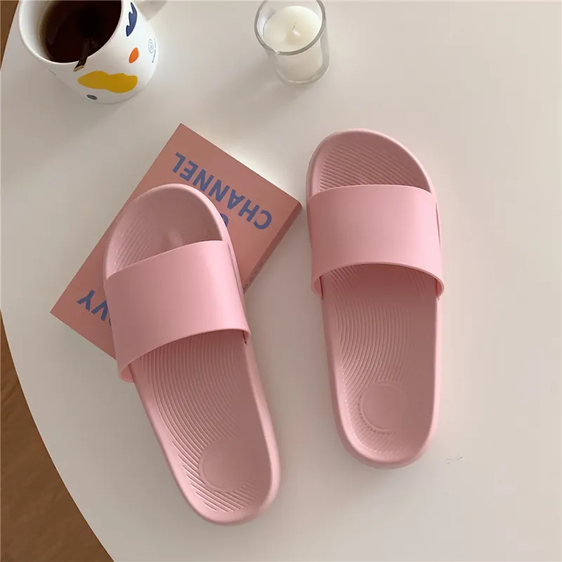 Thin Strips Slippers Unisex, Ecru-9