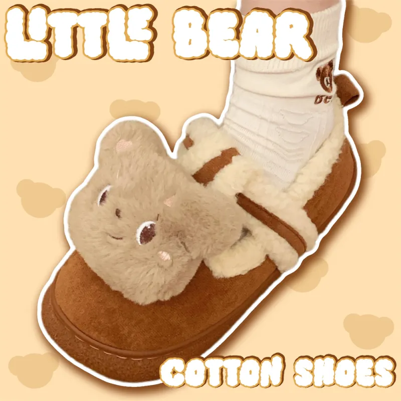 Thin Strips Cotton Slippers Women's, Light Brown-1