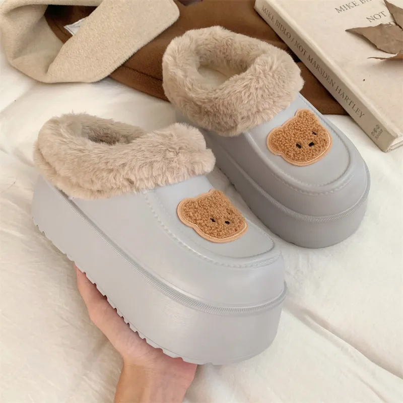 Thin Strips Cotton Slippers Women's, Premium Gray-3