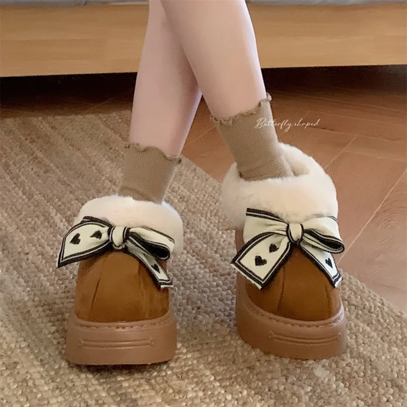 Thin Strips Cotton Slippers Women's, Brown-3