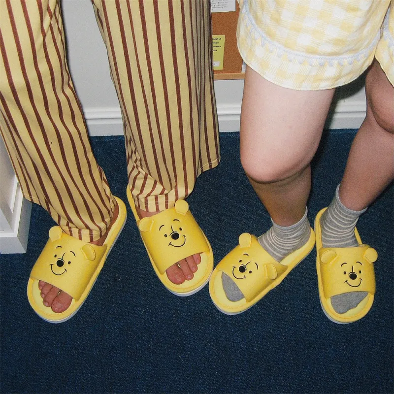 Thin Strips x Disney Home Slippers Unisex, Yellow-4