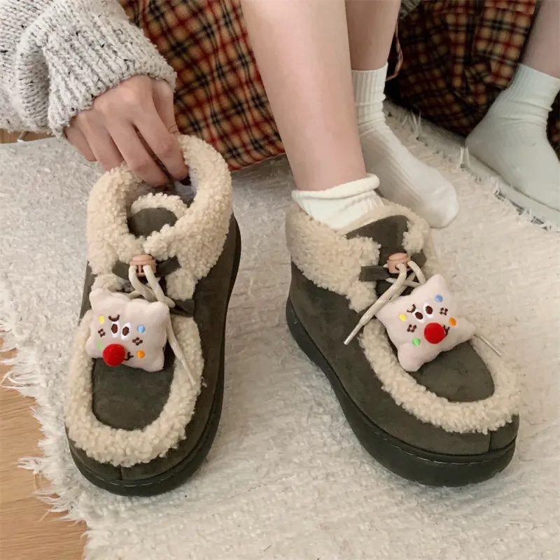 Thin Strips Cotton Slippers Women's, Black-17