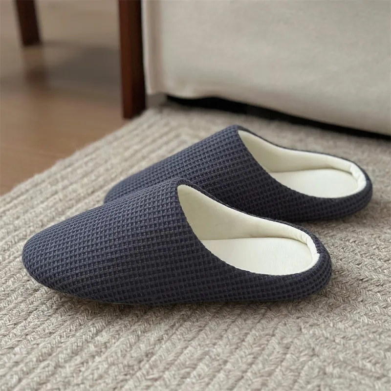 Thin Strips Slippers Unisex, White-13
