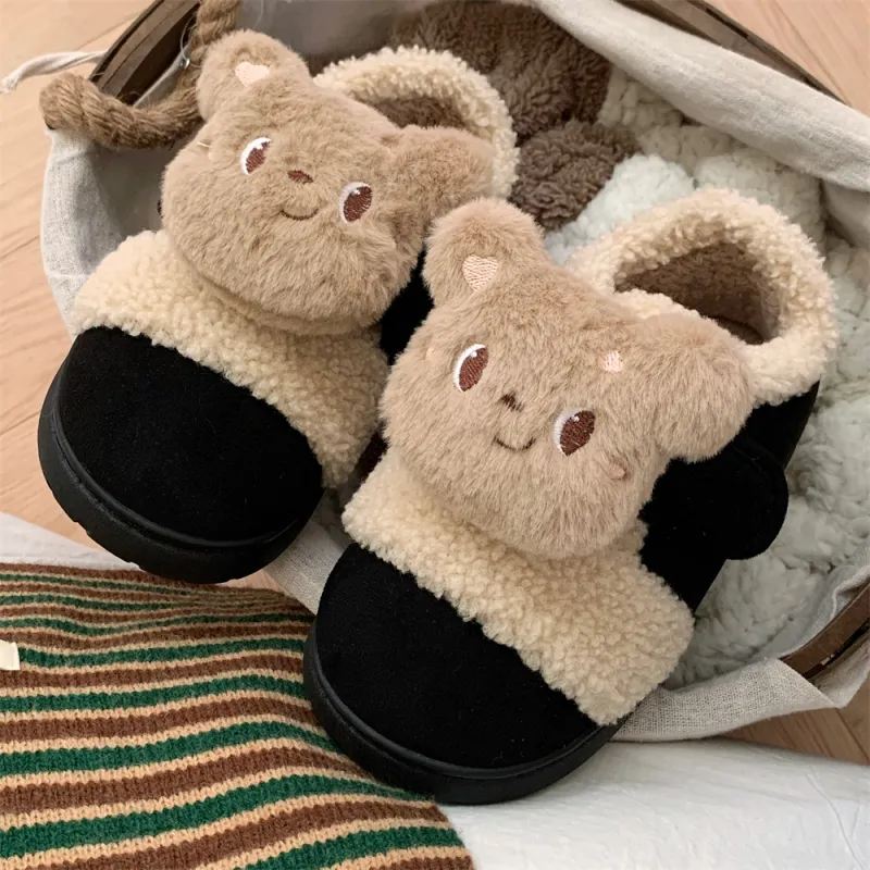 Thin Strips Cotton Slippers Women's, Light Brown-14