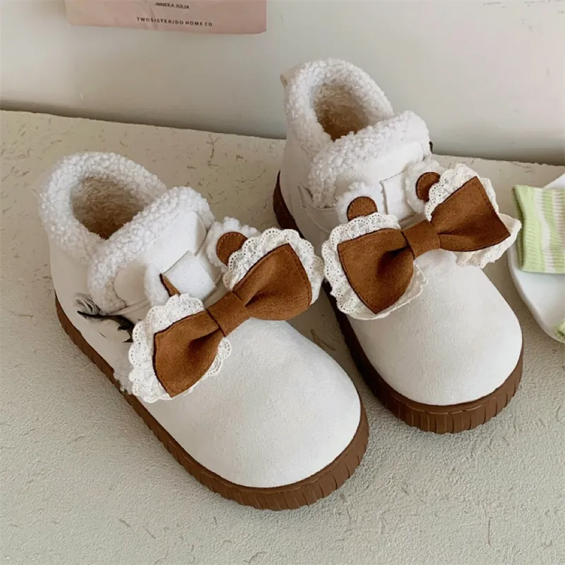 Thin Strips Cotton Slippers Women's, White-2