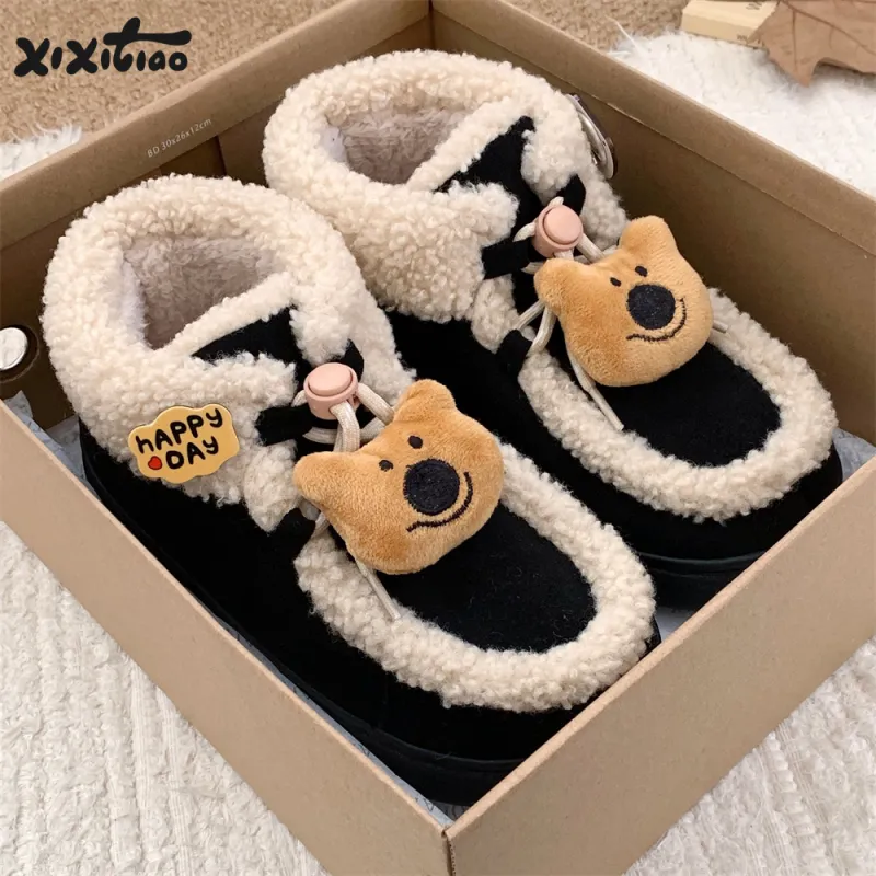 Thin Strips Cotton Slippers Women's, Light Brown-13