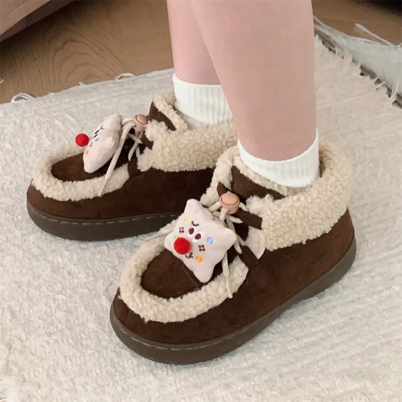 Thin Strips Cotton Slippers Women's, Black-13