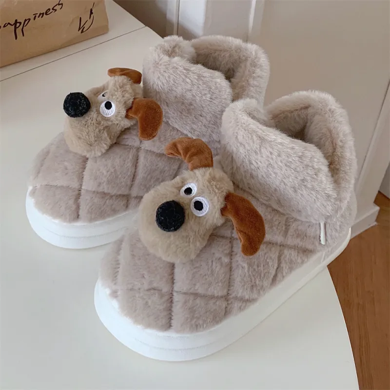 Thin Strips Cotton Slippers Women's, Ivory-12