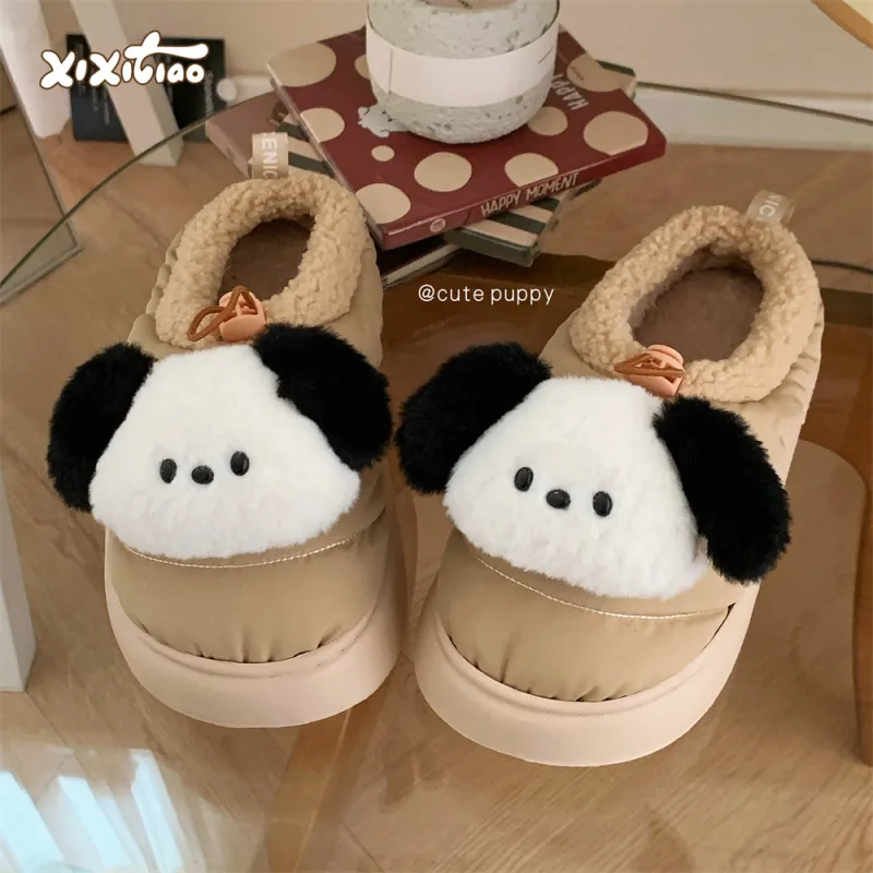 Thin Strips Cotton Slippers Unisex, Milk Coffee-1