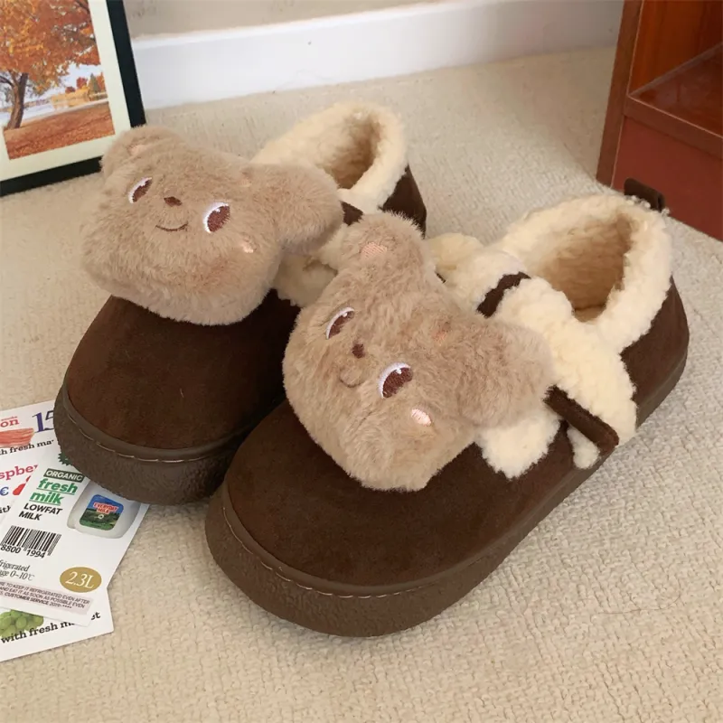 Thin Strips Cotton Slippers Women's, Light Brown-9