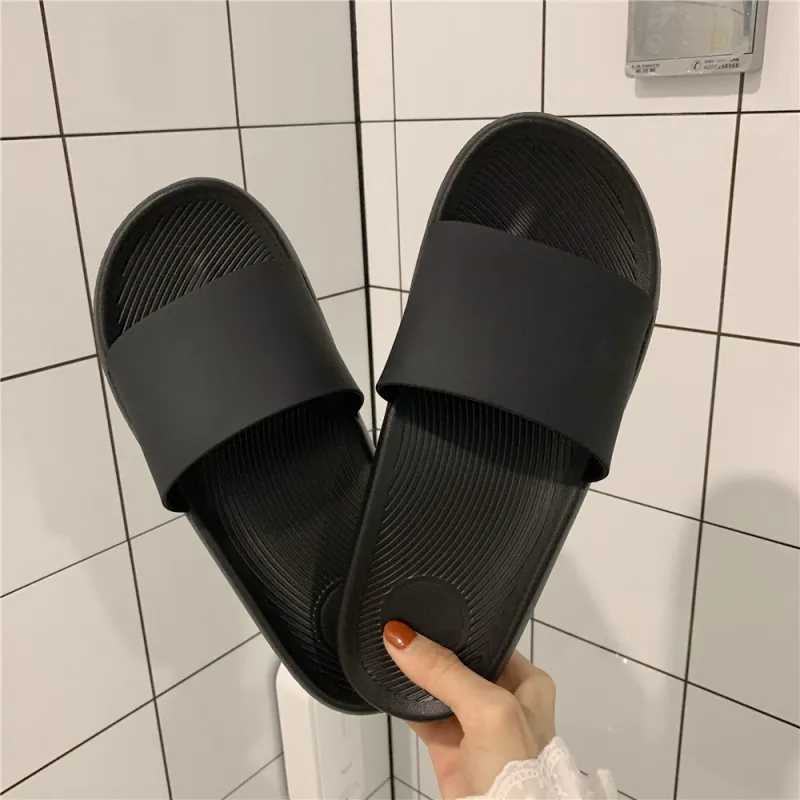 Thin Strips Slippers Unisex, Ecru-16