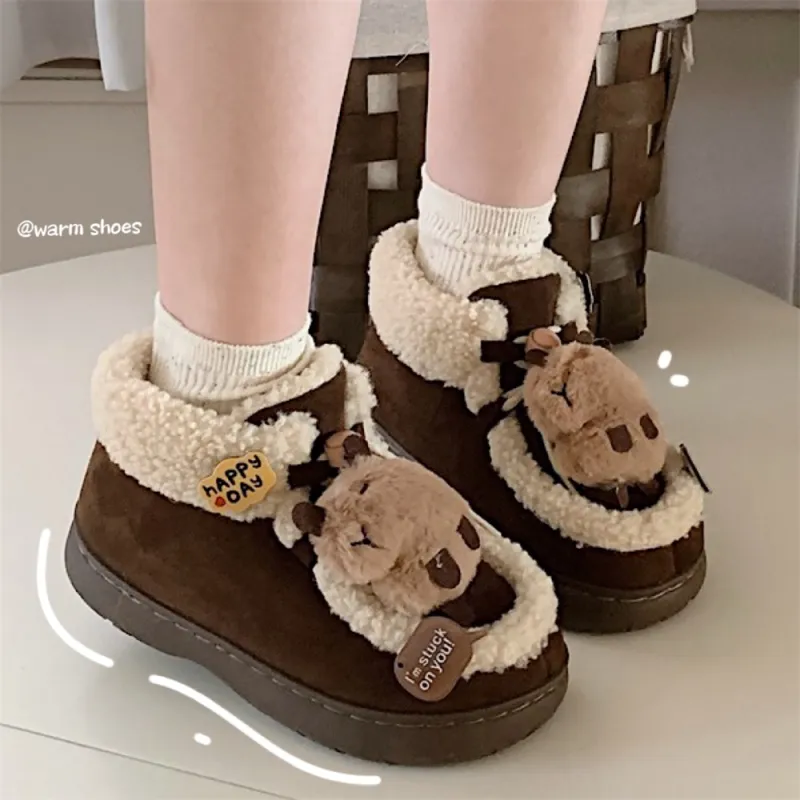 Thin Strips Cotton Slippers Women's, Black-11