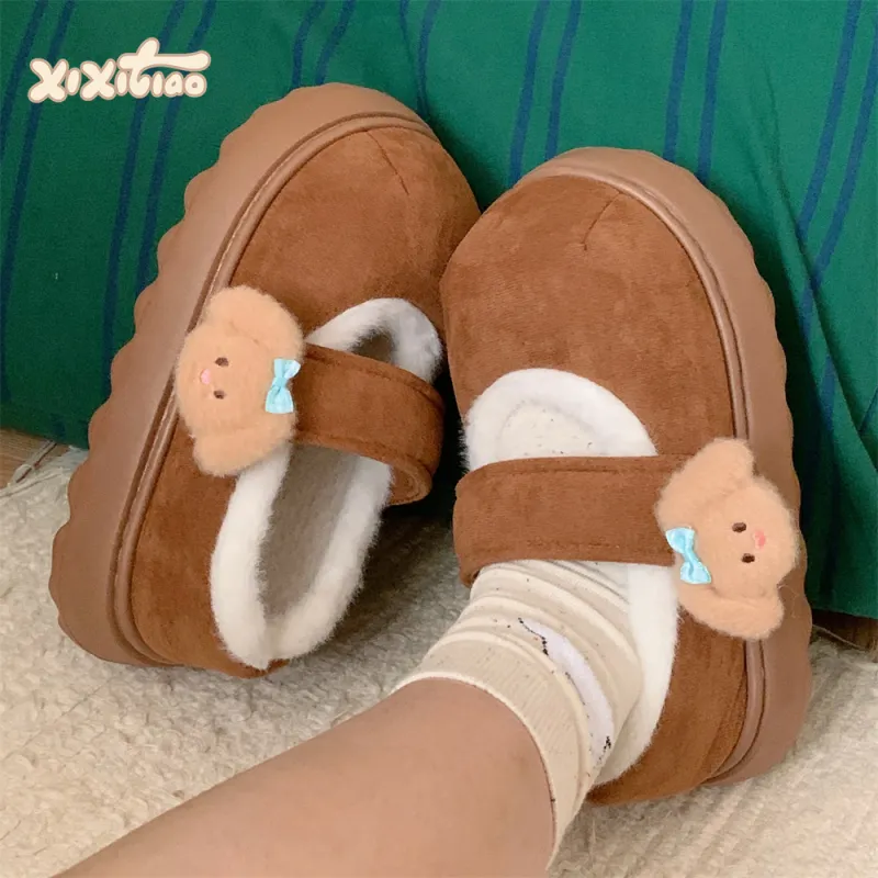 Thin Strips Cotton Slippers Women's, Light Khaki-13
