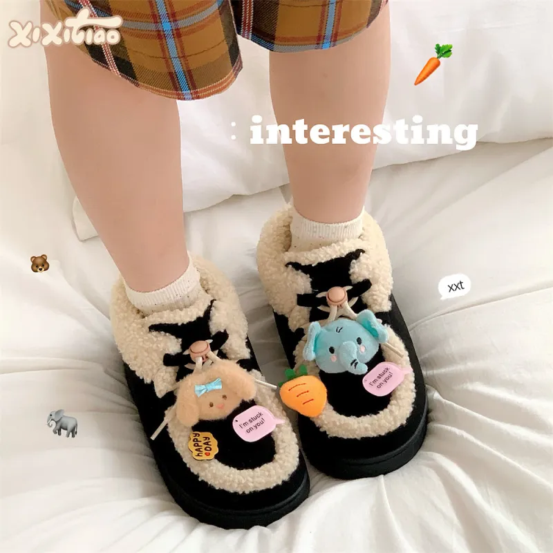 Thin Strips Cotton Slippers Women's Jasper-16