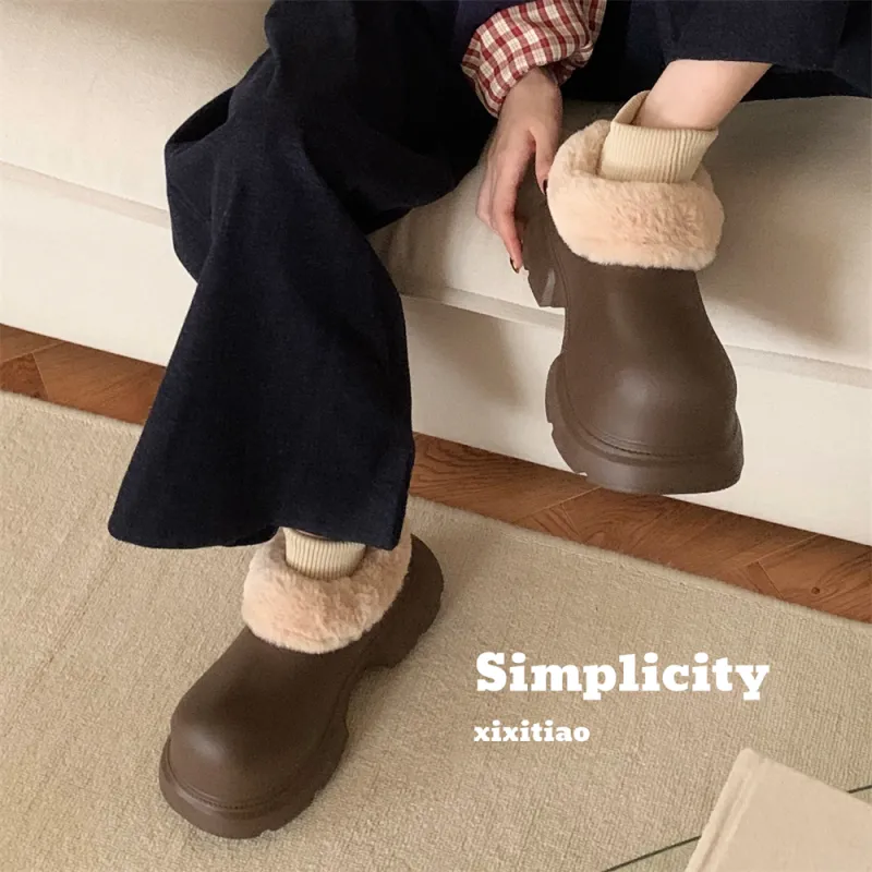 Thin Strips Cotton Slippers Women's, Cream White-17