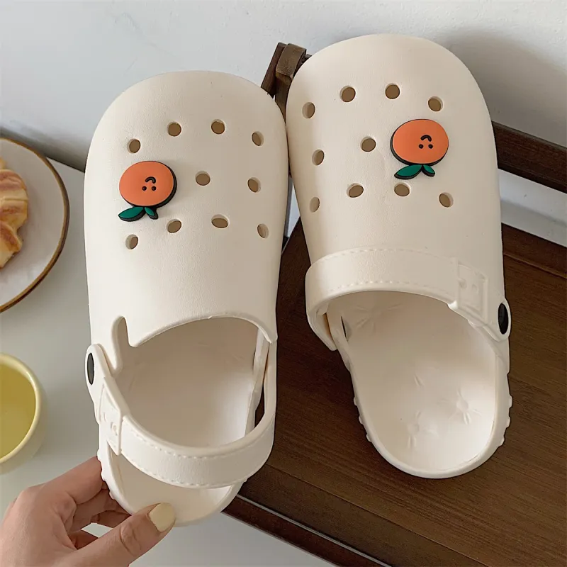 Thin Strips Sandal Slippers Unisex, White-2