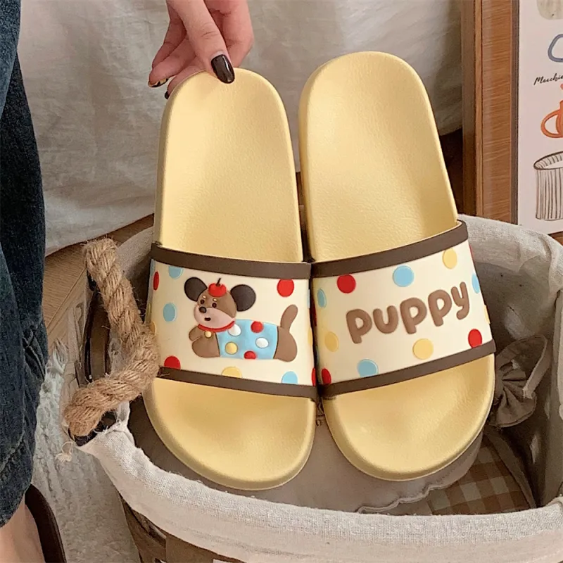 Thin Strips Home Slippers Unisex-11
