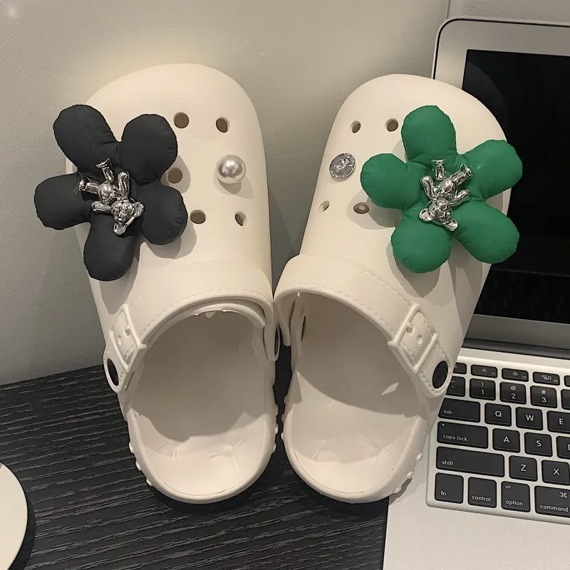 Thin Strips Home Slippers Unisex-3