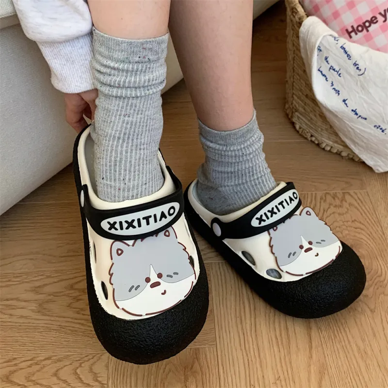 Thin Strips Home Slippers Women's-4