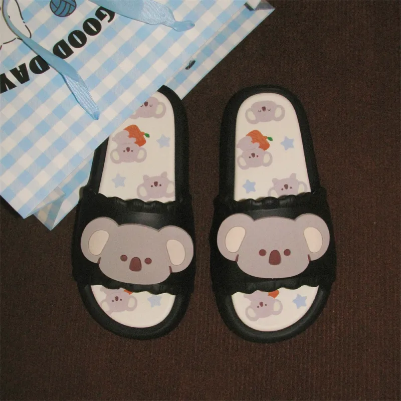 Thin Strips Slippers Women's, Ivory-5