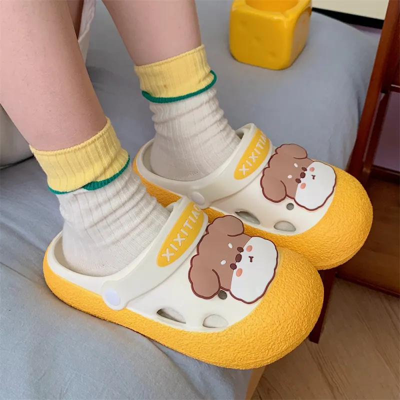 Thin Strips Home Slippers Women's-15