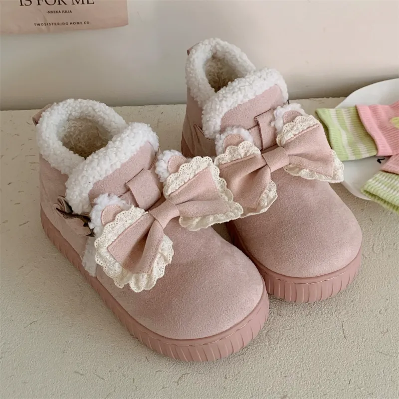 Thin Strips Cotton Slippers Women's, White-5
