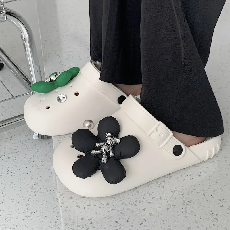 Thin Strips Home Slippers Unisex-5