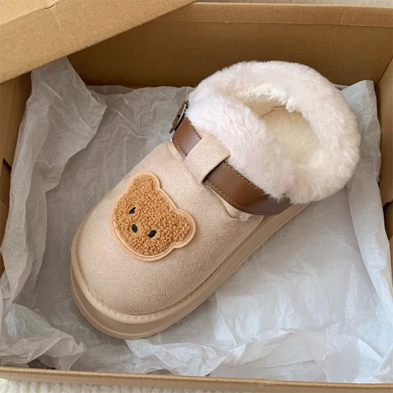 Thin Strips Cotton Slippers, Home Slippers Women's, Brown-9