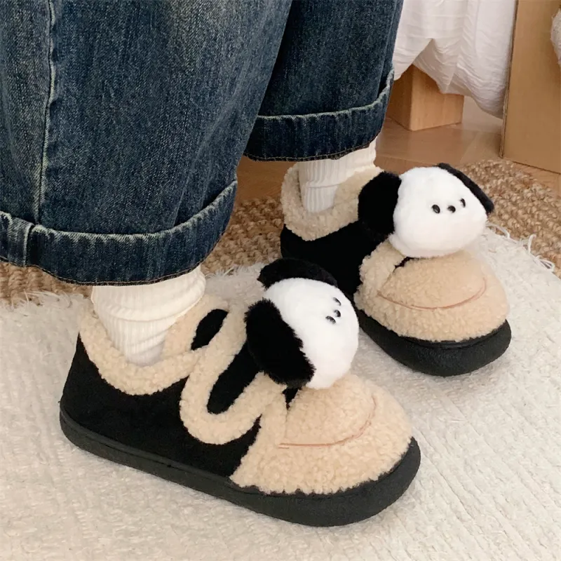 Thin Strips Cotton Slippers Women's, Light Brown-10